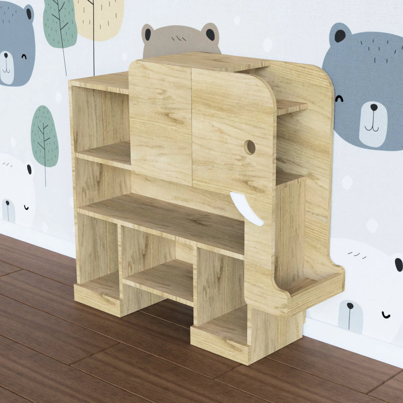 Elephant Shaped Book Shelf - Adorable and Functional Kids Room Décor