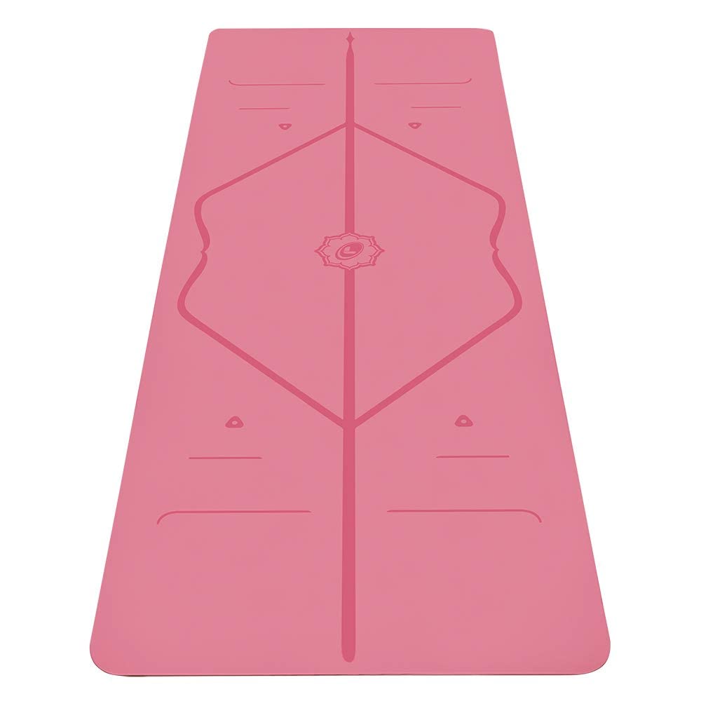 COOLBABY Yoga Mat - The World's Best Eco-Friendly, Non Slip Yoga Mat With The ORIGINAL Unique Alignment Marker System Thick, Comfortable Yoga Mat for Home, Gym & Outdoor, 183 x 68 x 5mm - COOL BABY