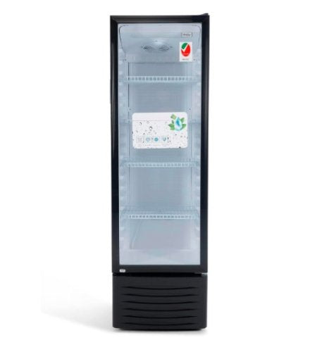 320L Upright Bottle Cooler | Single Door Showcase Chiller with Fan Cooling