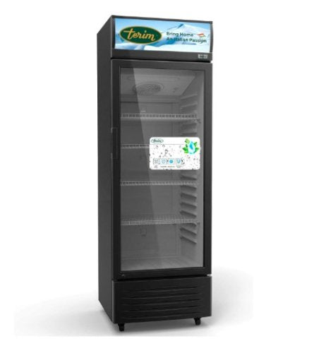 400L Free Standing Beverage Cooler | Single Door Showcase Chiller 2–12°C