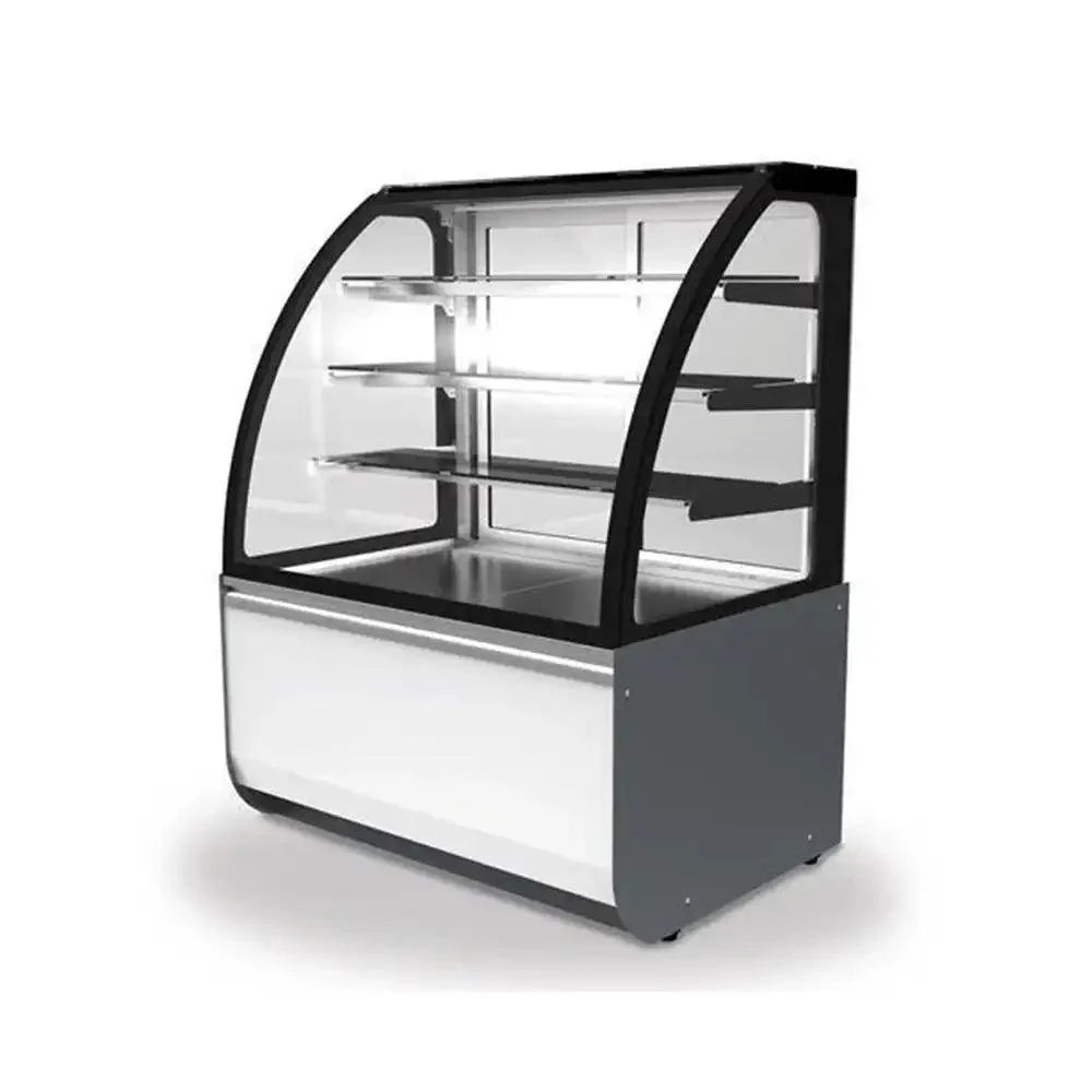 Curved Cake Display Showcase, 3 Shelves – 1500C3 - 220V/50HZ - COOLBABY