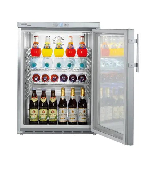 Liebherr FKUv 1663 Under Counter Glass Door Cooler | 130L