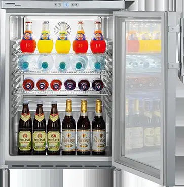 Liebherr FKUv 1663 Under Counter Glass Door Cooler | 130L