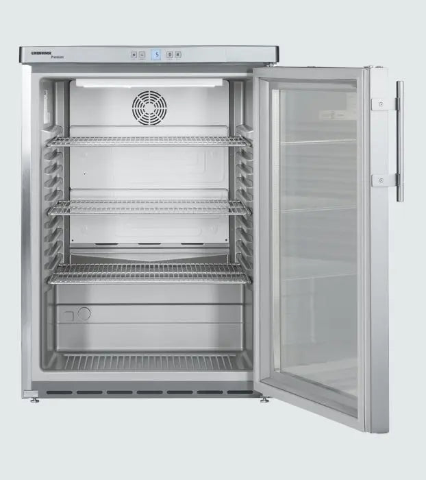 Liebherr FKUv 1663 Under Counter Glass Door Cooler | 130L