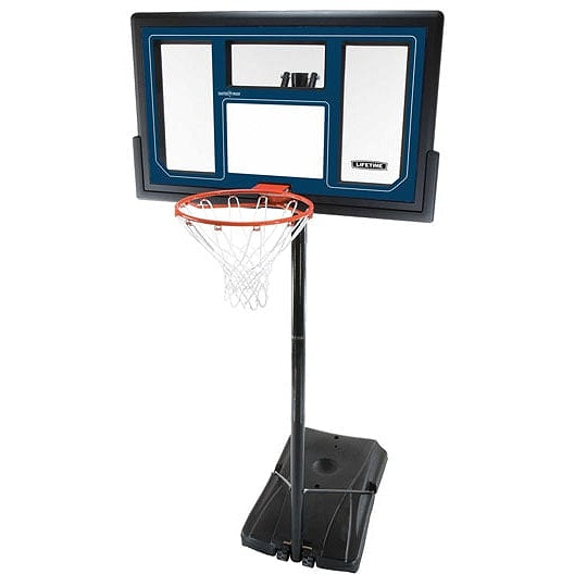 50-Inch Portable Basketball Hoop with Polycarbonate Backboard | Adjustable 8–10ft, 31-Gallon Base, Slam-It Rim