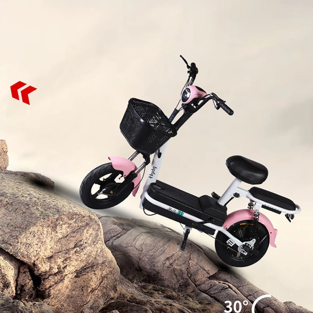 Mega Wheels Porta CX: Versatile 2-Seater Electric Scooter Bike with Pedal Assist - COOLBABY