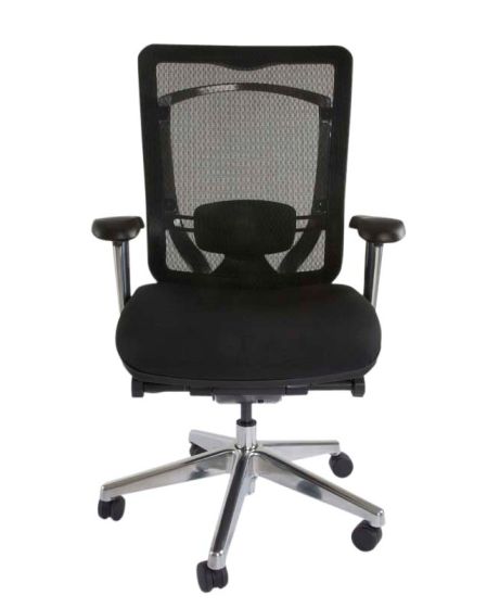 Medium Back Ergonomic Mesh Chair Black - COOLBABY