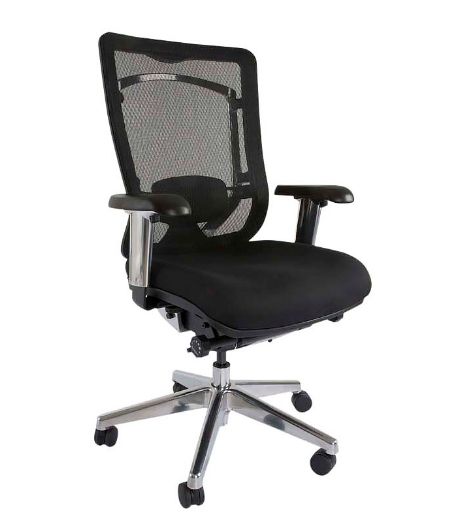 Medium Back Ergonomic Mesh Chair Black - COOLBABY