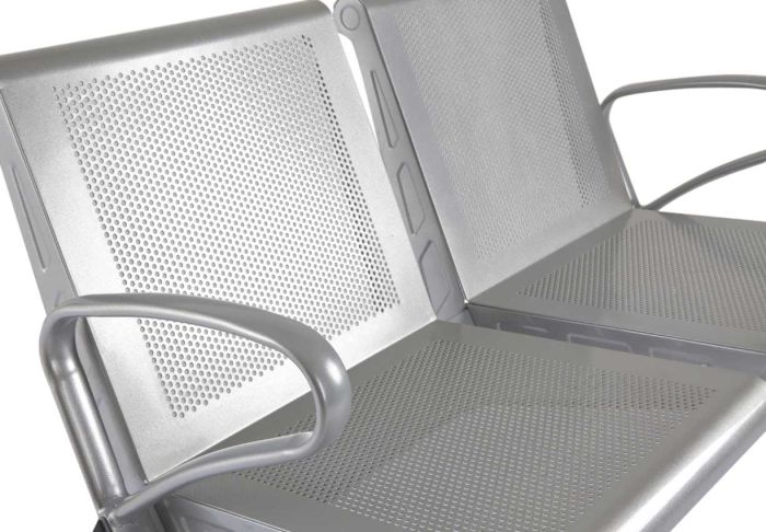 2 Seater Metal Bench For Waiting - COOLBABY