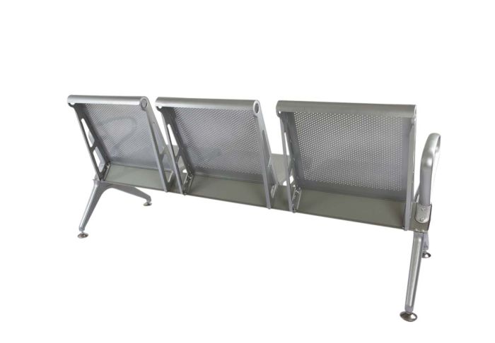 3 Seater Metal Bench, Medium-High Backrest - COOLBABY