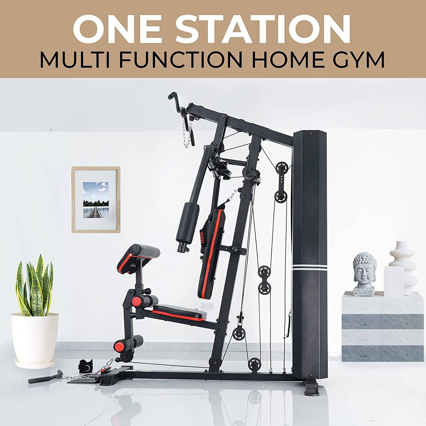 Multi-Functional Single Station Home Gym Skyland GM-8137 - COOLBABY