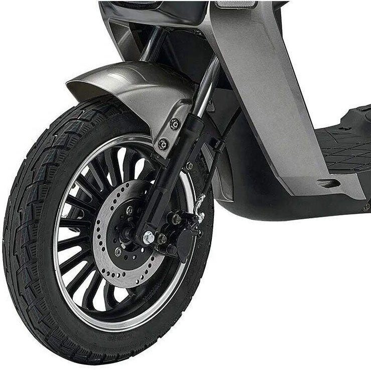 Powerful Electric Motorcycle Adult Battery Powered Electric Mopeds Scooter with Pedals - COOLBABY