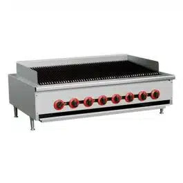 COOLBABY High-Performance Gas Broiler QR48 - Stainless Steel, LPG, 8 Low Pressure Valves - COOLBABY