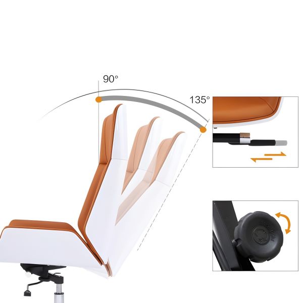 Luxury High Back Executive Office Chair For Modern Office - Bronze