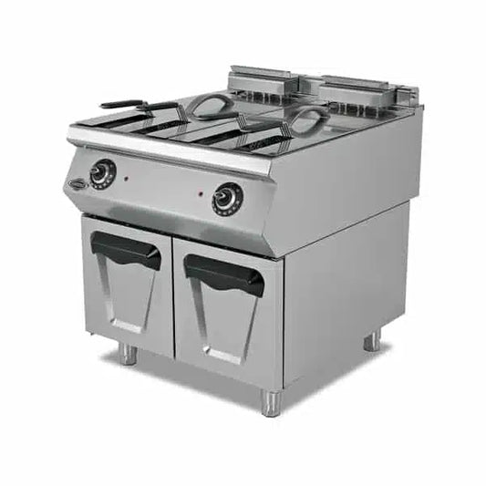 COOLBABY Empero EMP.PLS.9FE020 Electric Fryer - 24+24 Liter Capacity, Stainless Steel