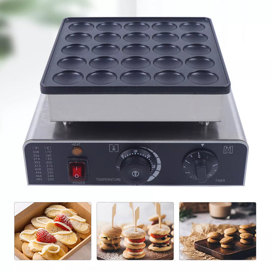 Pancake Machine - Commercial Pancake Baker 25PCS, Waffle Maker Machine - COOLBABY