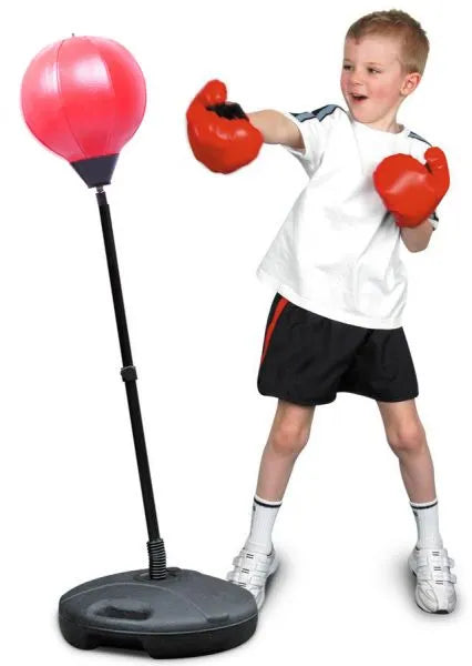 COOLBABY Kids Authority Adjustable Boxing Set with Punching Bag and Gloves for Ages 6+ - COOLBABY