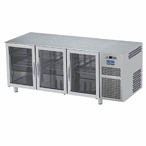 Glass Door Counter Chiller, Capacity 400 liter - COOLBABY