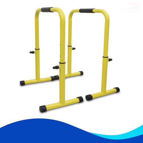 SkyLand Heavy Duty Portable Multifunction Dip Stand EM1860, Yellow - COOLBABY