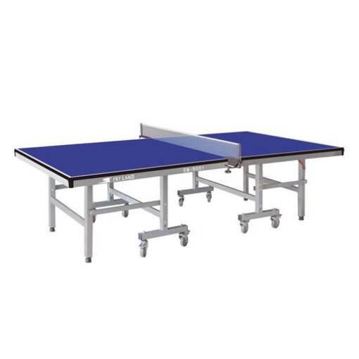 SkyLand Single Folding Movable Tennis Table EM-8001, Blue - COOLBABY