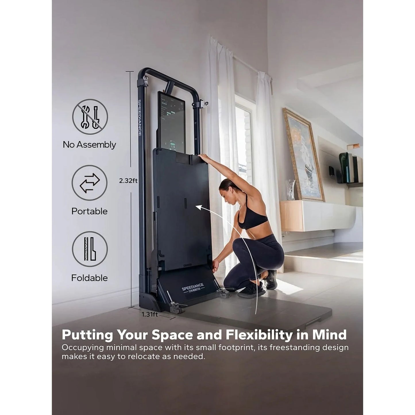 COOLBABY Speediance Gym Monster FIT356: Compact Smart Home Gym with Advanced Features - COOLBABY