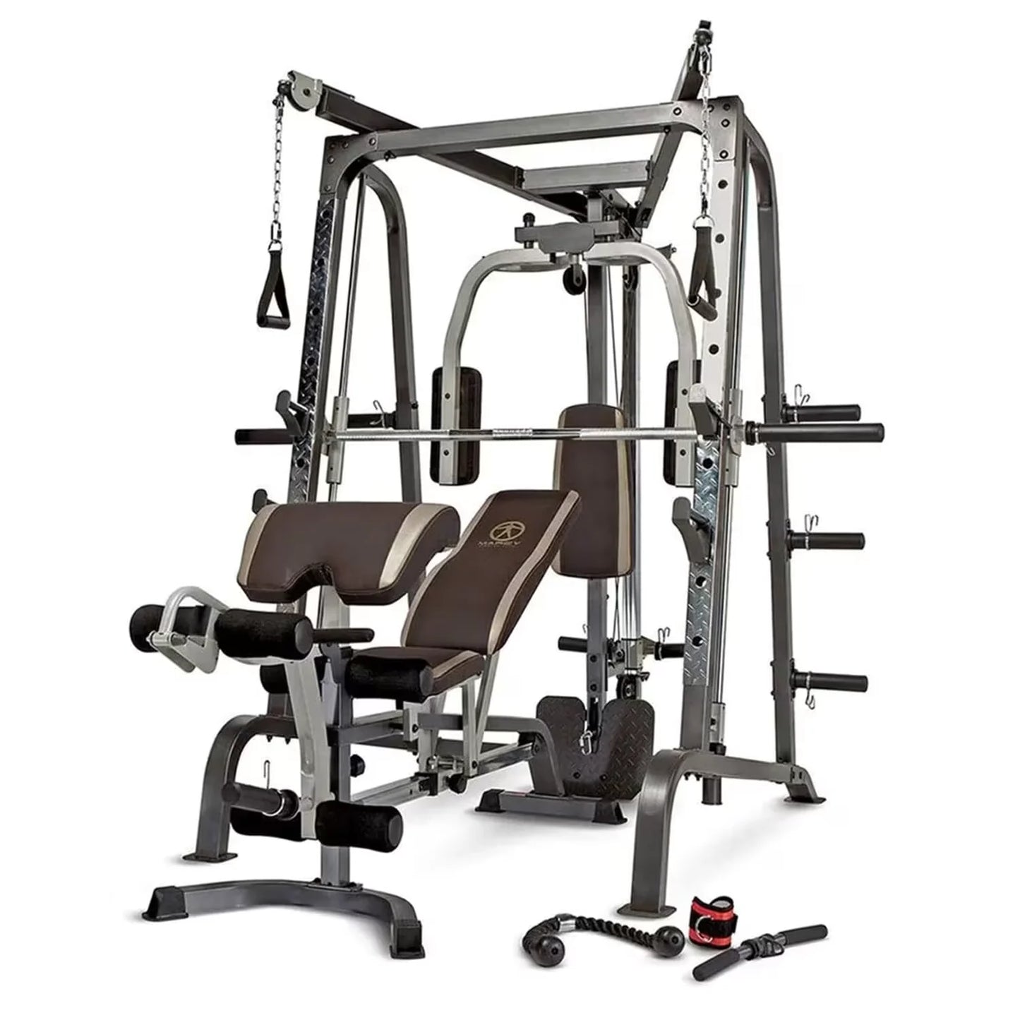 COOLBABY MD-9010G Smith Machine/Cage System with Ultra-Glide Bearings - Compact and Heavy-Duty - COOLBABY