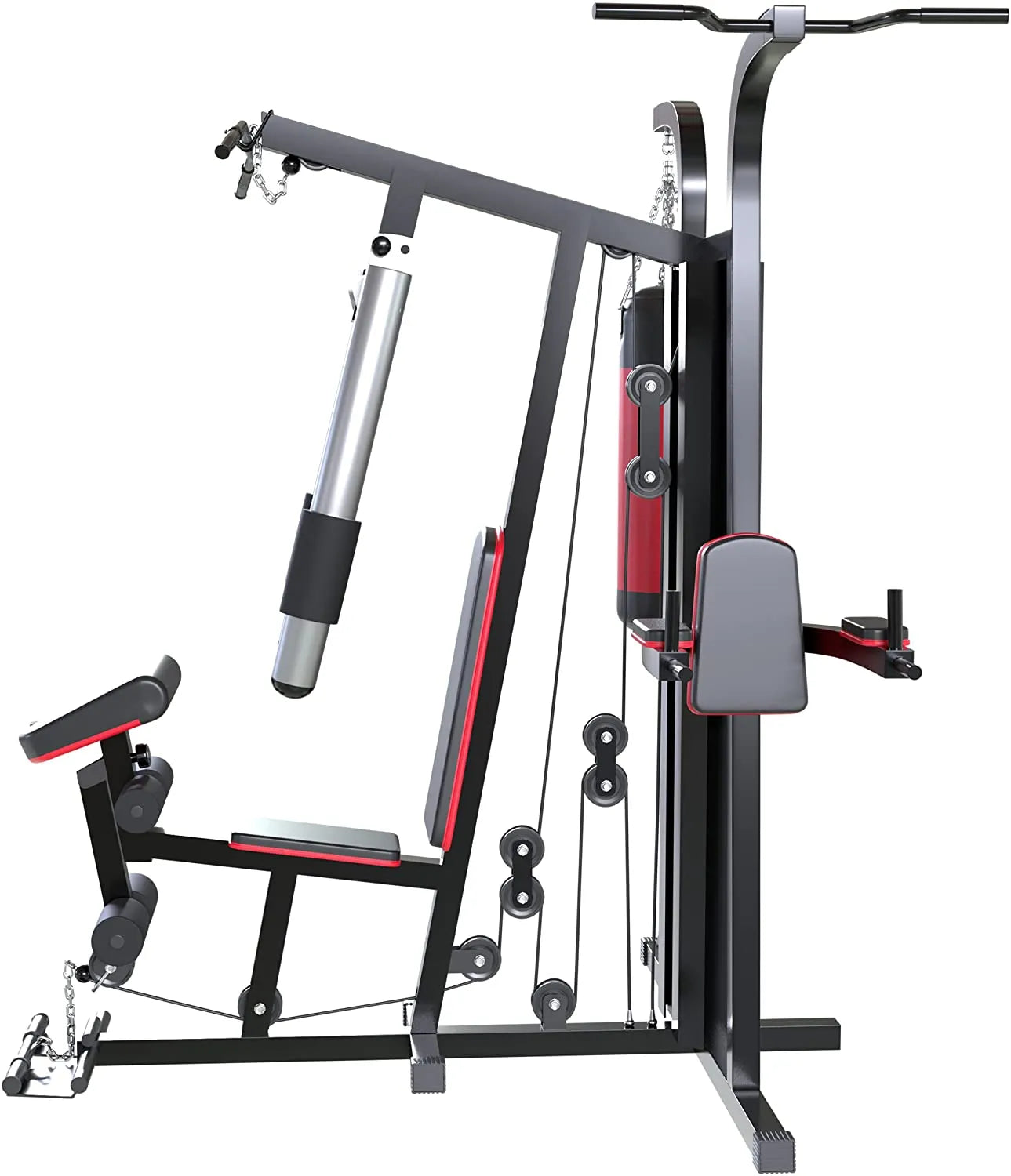 COOLBABY 3 Station Multi Gym Cable Machine: Complete Home & Commercial Gym Solution - COOLBABY