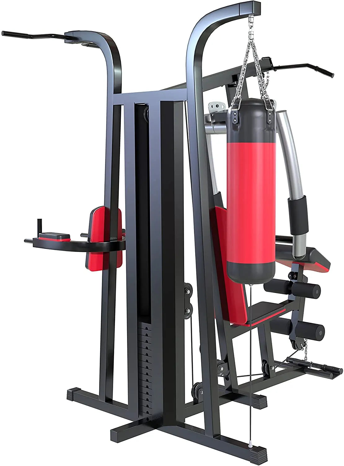 COOLBABY 3 Station Multi Gym Cable Machine: Complete Home & Commercial Gym Solution - COOLBABY