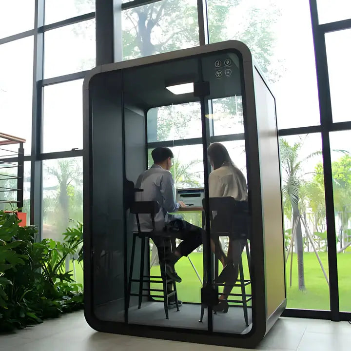 Duo Silence Booth, Soundproof Eco-friendly Protect Privacy, Office Soundproof Booth - COOLBABY