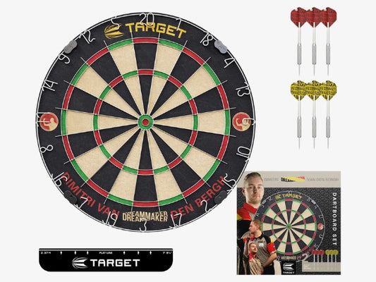 Target Dimitri Van Den Bergh Dartboard Set 2024 | Professional Set