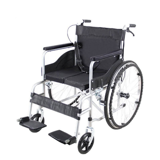 COOLBABY QBLY01: Lightweight Foldable Wheelchair for Elderly with Adjustable Seat Cushion - Enhanced Medline Experience! - COOL BABY