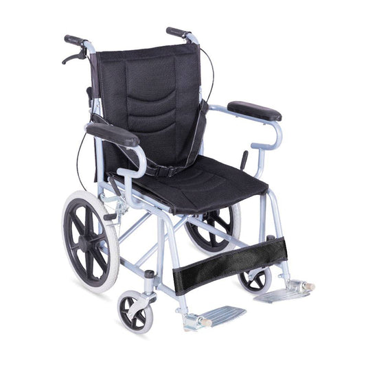 COOLBABY QBLY02: Foldable Lightweight Wheelchair for Elderly and Disabled with Handbrakes - Enhanced Mobility! - COOL BABY
