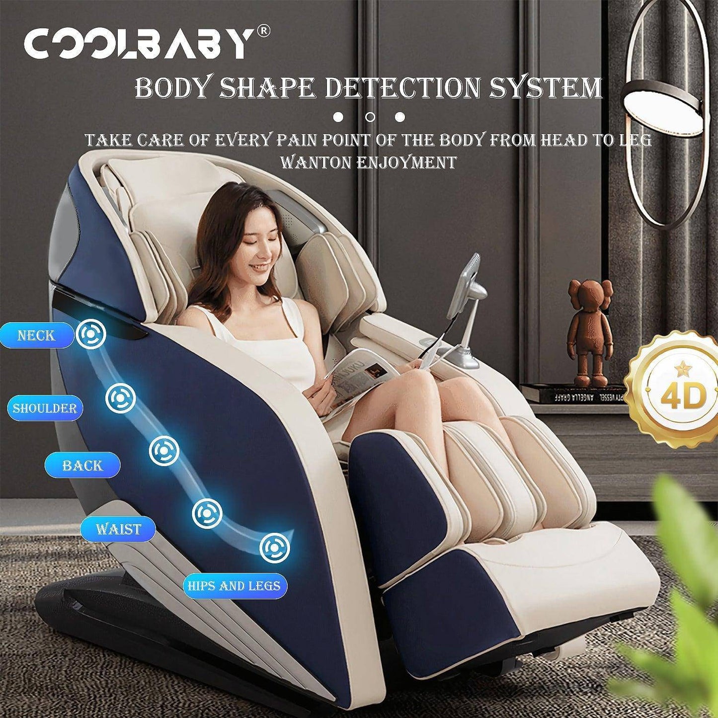 Coolbaby® DDAMY-829 Ultimate Massage Chair - CoolBabyMass