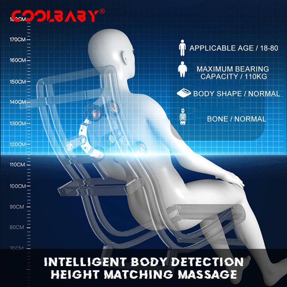 Coolbaby® DDAMY-02 Deluxe Electric Massage Chair with SL Guide Rail - CoolBabyMass