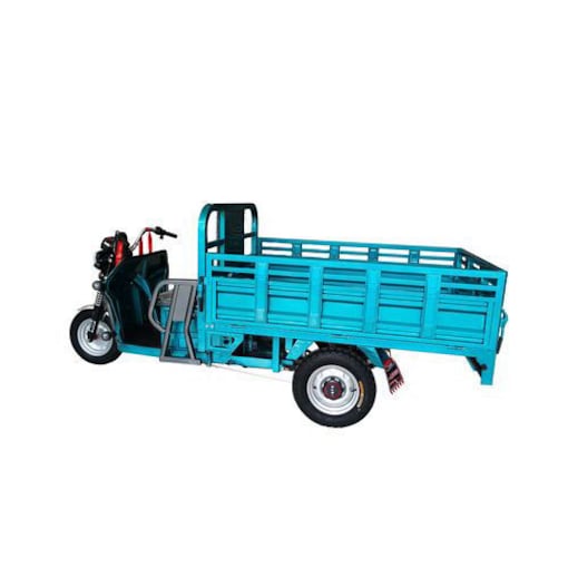 Electric Cargo E Rickshaw Loader, 1.6m, 60V, 20A, Blue - COOLBABY