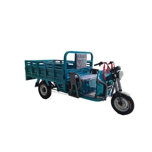 Electric Cargo E Rickshaw Loader, 1.6m, 60V, 20A, Blue - COOLBABY