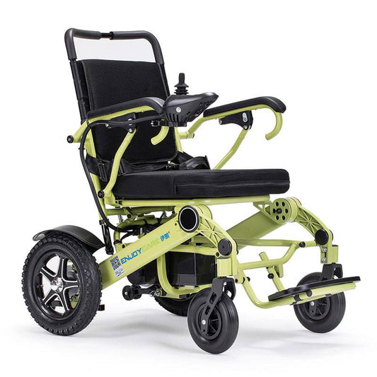 ENJOYCARE EPW601A: Lightweight Folding Electric Wheelchair with Durable Aluminum Frame - COOL BABY