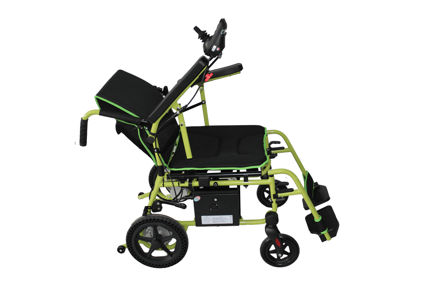 ENJOYCARE EPW67B Lightweight Wheelchair with Durable Brushless Motor for Extended Usage and Solid Iron Body Construction - COOL BABY