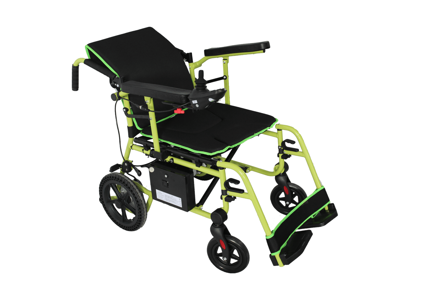 ENJOYCARE EPW67B Lightweight Wheelchair with Durable Brushless Motor for Extended Usage and Solid Iron Body Construction - COOL BABY