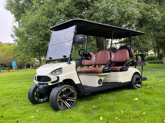 COOLBABY TXV42 A Durable 48V 6 Passenger Golf Cart, Adult 6 Seater Buggy Adventures - COOL BABY