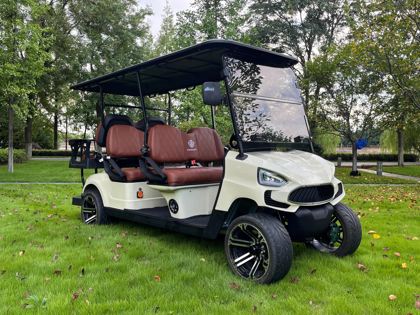 COOLBABY TXV42 A Durable 48V 6 Passenger Golf Cart, Adult 6 Seater Buggy Adventures - COOL BABY