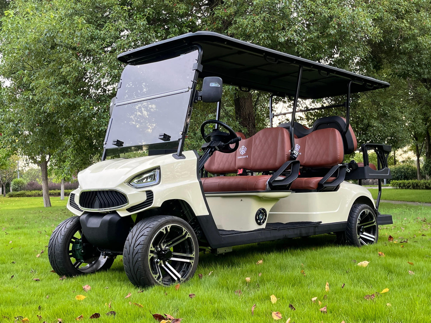 COOLBABY TXV42 A Durable 48V 6 Passenger Golf Cart, Adult 6 Seater Buggy Adventures - COOL BABY