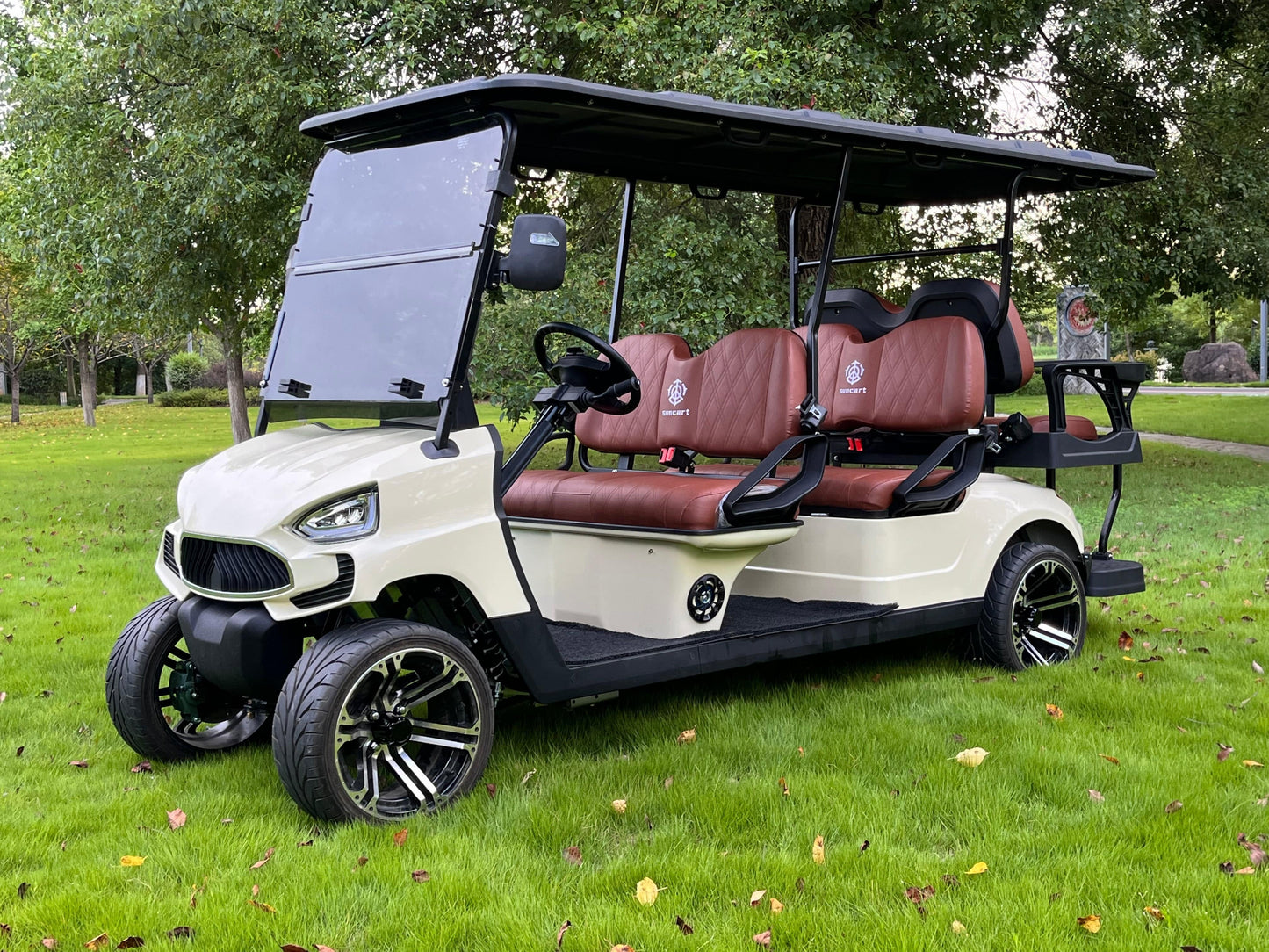 COOLBABY TXV42 A Durable 48V 6 Passenger Golf Cart, Adult 6 Seater Buggy Adventures - COOL BABY