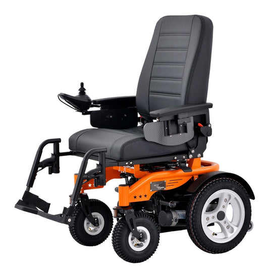 ENJOYCARE EPW60A: Stable and Adjustable Power Wheelchair with Programmable Joystick - COOL BABY