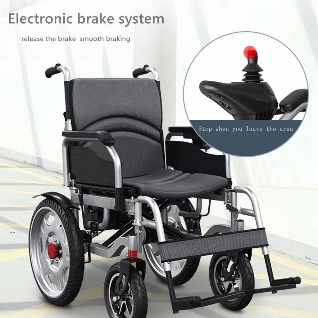 COOLBABY DDLY05: Lightweight & Portable Electric Wheelchair with 360° Joystick for Elderly and Disabled. - COOL BABY