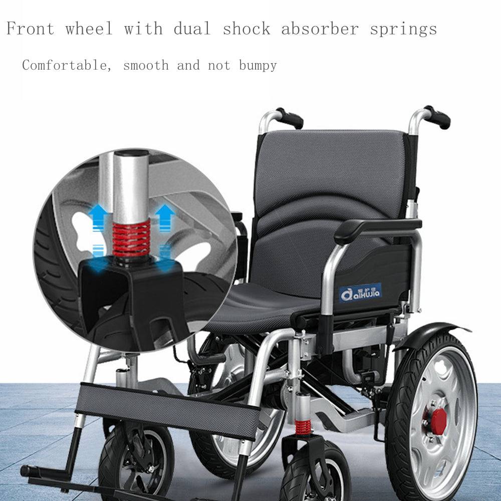 COOLBABY DDLY05: Lightweight & Portable Electric Wheelchair with 360° Joystick for Elderly and Disabled. - COOL BABY