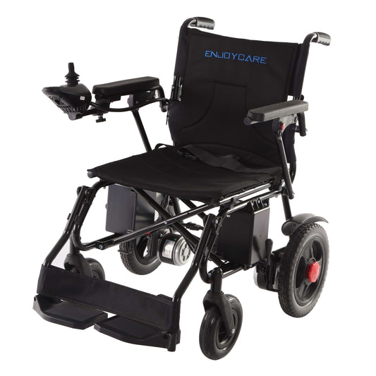 ENJOYCARE EPW63: 30kg Lightweight Folding Electric Wheelchair, 15km Range - COOL BABY