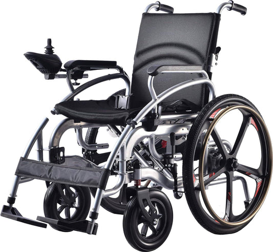 COOLBABY ZZR-E310D: Portable 24-Inch Electric Wheelchair for Adults and the Elderly - COOL BABY