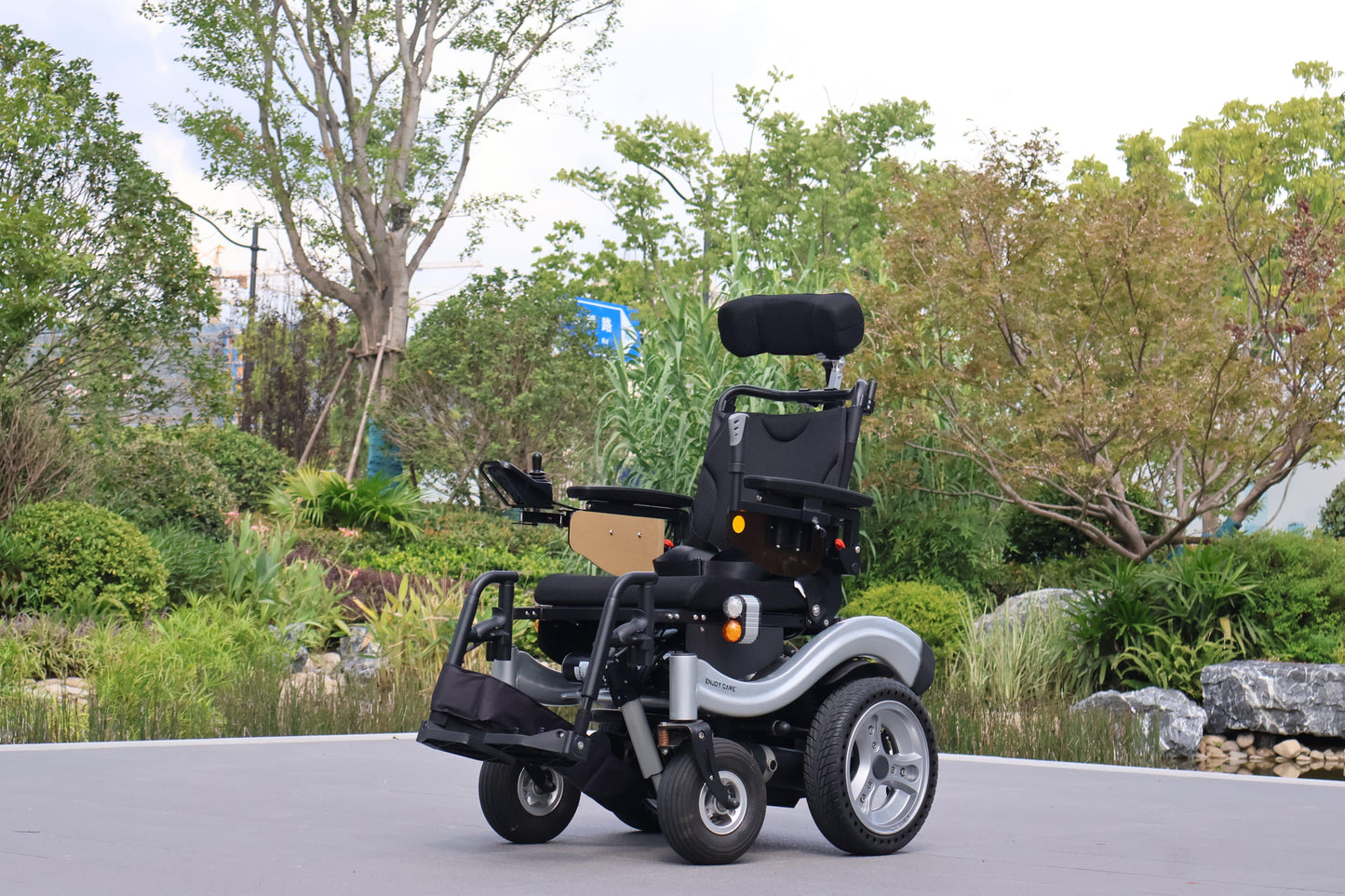 ENJOYCARE EPW65: Heavy-Duty Power Wheelchair, Stable with 2x75AH Battery - COOL BABY