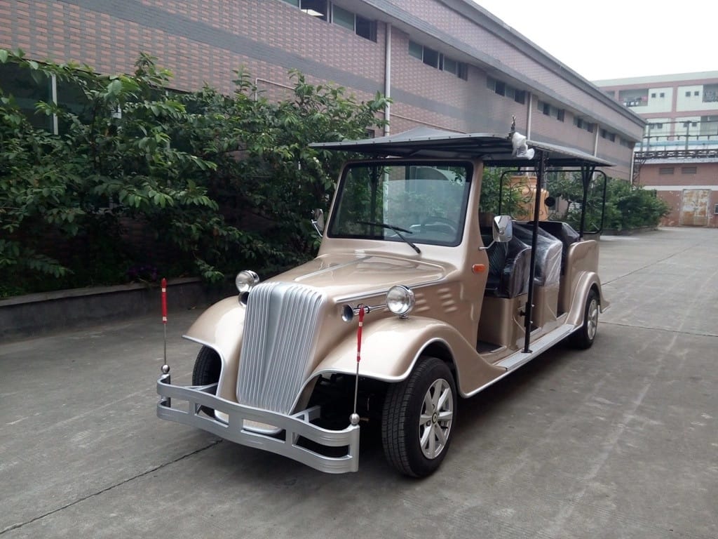 LT-S8: 8-Seater Vintage Tour Cart - COOLBABY